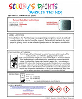 Instructions For  Use Lotus Other Models Aquamarine Car Paint