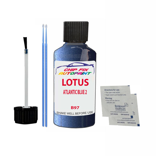 Lotus Other Models Atlantic Blue 2 Touch Up Paint Code B97 Scratch Repair Paint
