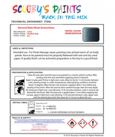 Instructions For  Use Lotus Other Models Atlantis Blue Car Paint