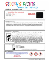 Instructions For  Use Lotus Other Models Black Mettalic Car Paint