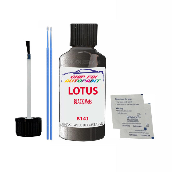 Lotus Other Models Black Mets Touch Up Paint Code B141 Scratch Repair Paint