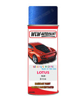 Lotus Blue Aerosol Spray Paint Code B104 Basecoat Spray Paint