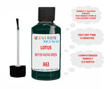 Lotus Lotus British Racing Green Paint Code A63