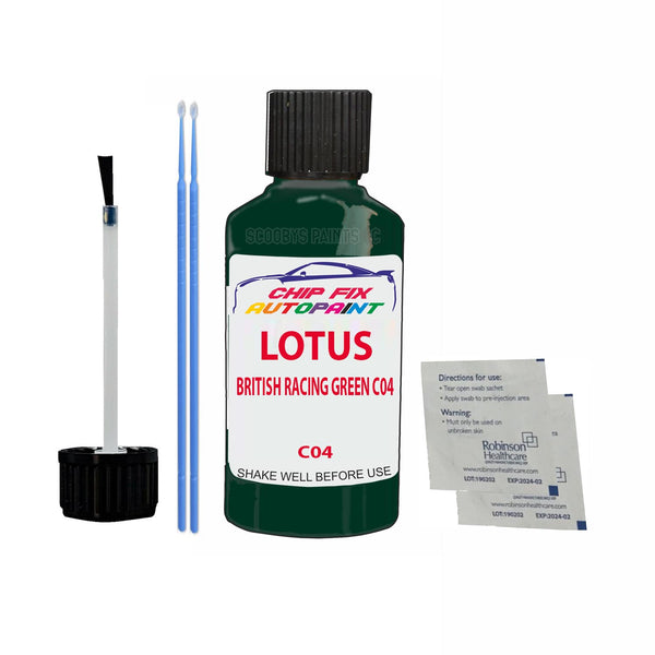 Lotus Other Models British Racing Green C04 Touch Up Paint Code C04 Scratch Repair Paint