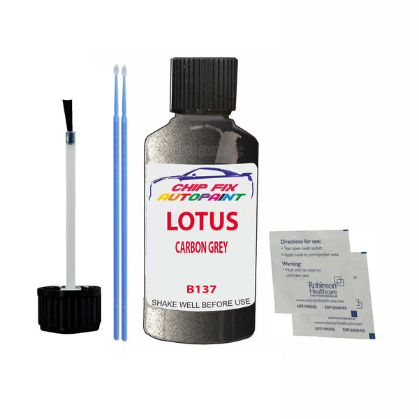 Lotus Evora Carbon Grey Touch Up Paint Code B137 Scratch Repair Paint