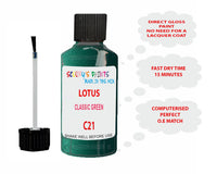 Lotus Elise Classic Green Paint Code C21