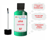 Lotus Other Models Electric Green Paint Code B27