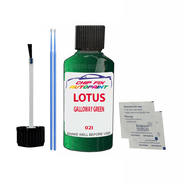 Lotus Eletre Galloway Green Touch Up Paint Code 02I Scratch Repair Paint