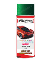 Lotus Galloway Green Aerosol Spray Paint Code 02I Basecoat Spray Paint