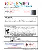 Instructions For  Use Lotus Elise Graphite Grey Car Paint