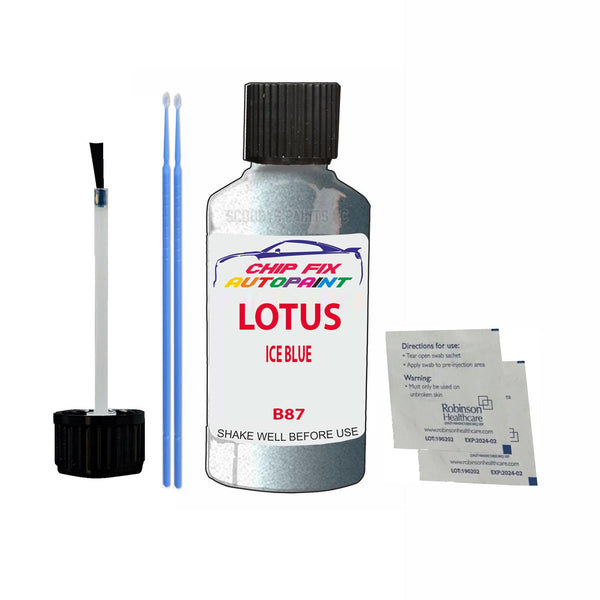 Lotus Other Models Ice Blue Touch Up Paint Code B87 Scratch Repair Paint