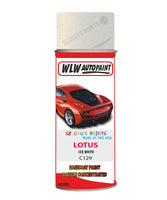 Lotus Ice White Aerosol Spray Paint Code C129 Basecoat Spray Paint