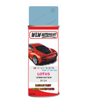 Lotus Le Mans Gulf Blue Aerosol Spray Paint Code B124 Basecoat Spray Paint