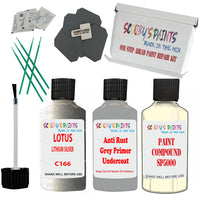 Lotus Lithium Silver Car Detailing Paint And Polish Finish Kit