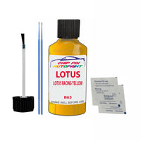 Lotus Other Models Lotus Racing Yellow Touch Up Paint Code B63 Scratch Repair Paint