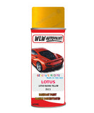 Lotus Lotus Racing Yellow Aerosol Spray Paint Code B63 Basecoat Spray Paint