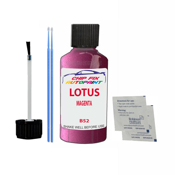 Lotus Other Models Magenta Touch Up Paint Code B52 Scratch Repair Paint