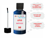 Lotus Other Models Mauritius Blue Paint Code B48