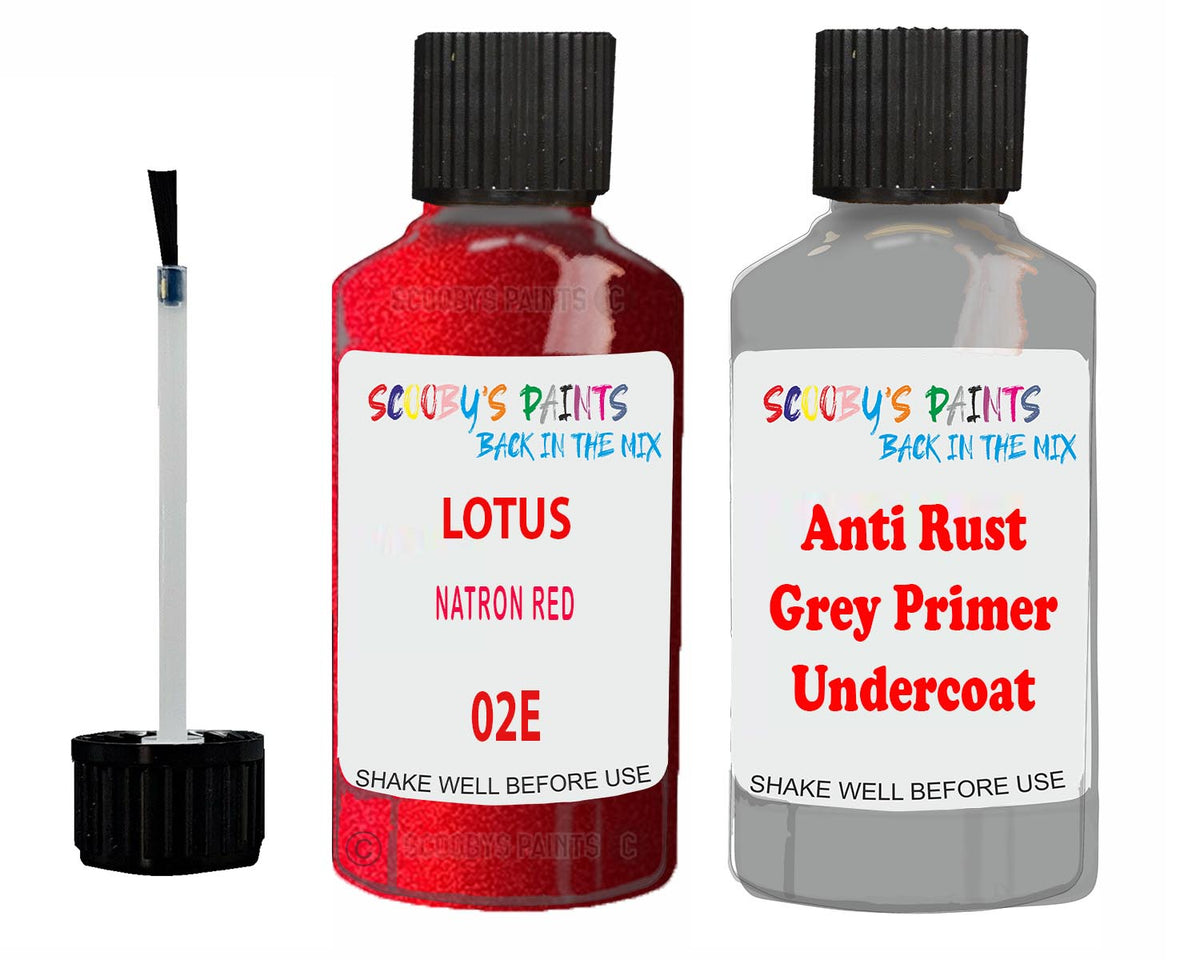For Lotus Natron Red Touch Up Paint Code 02E Scratch Repair Paint ...