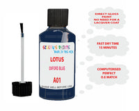 Lotus Other Models Oxford Blue Paint Code A01