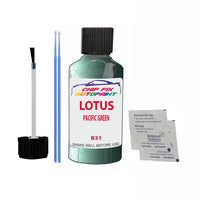 Lotus Other Models Pacific Green Touch Up Paint Code B31 Scratch Repair Paint