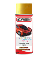 Lotus Pearlescent Yellow Aerosol Spray Paint Code C219 Basecoat Spray Paint