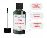 Lotus Elise Racing/Epsom Green Paint Code C155