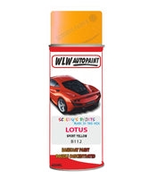 Lotus Sport Yellow Aerosol Spray Paint Code B112 Basecoat Spray Paint