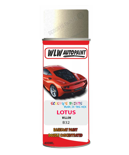 Lotus Willow Aerosol Spray Paint Code B32 Basecoat Spray Paint