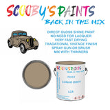 Triumph Stag LCA Vintage Classic Car Paint for restoration Silver-Grey Original Cellulose Paint used, Perfect Mix for LUNAR GREY