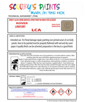 LUNAR GREY Aerosol Spray Paint Code LCA Classic ROVER Model 2500 Automotive Restorative Paint Vehicle Touch-Up ROVER LCA Paint Car Restoration DIY Auto Painting Classic Car Refinishing High-Quality Spray Paint Automotive Finish Vehicle Restoration Supplies Custom Car Paint Auto Body Paint Aerosol Can Automotive Refinishing Paint for Classic Cars