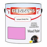 Denny's Wood Paint For Decking Colour- Lacquer Candy Pink - Anti-Slip Weatherproof Durable