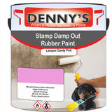 Denny's Waterpoof Paint For Stamp Out Damp Colour- Lacquer Candy Pink - Damp-Block Mould-Safe Breathable