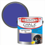 Denny's Chalk Paint For Walls Colour- Lagoon Horizon Harbour Blue - Matte Wipe-Clean Coverage