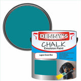 Denny's Chalk Paint For Ceilings Colour- Lagoon Ocean Blue - Matte Stain-Hide Ceiling