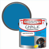 Denny's Chalk Paint For Furniture Colour- Lagoon Serenity Sky Blue - Matte Scuffproof Refresh