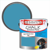 Denny's Chalk Paint For Ceilings Colour- Lagoon Shoreline Ocean Blue - Matte Stain-Hide Ceiling