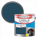 Denny's Chalk Paint For Ceilings Colour- Lagoon Tranquil Horizon Blue - Matte Stain-Hide Ceiling
