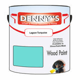 Denny's Wood Paint For Decking Colour- Lagoon Turquoise - Anti-Slip Weatherproof Durable