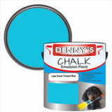 Denny's Chalk Paint For Furniture Colour- Lake Ocean Tranquil Blue - Matte Scuffproof Refresh