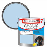 Denny's Chalk Paint For Furniture Colour- Lake Sky Evening Blue - Matte Scuffproof Refresh