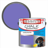 Denny's Chalk Paint For Walls Colour- Lake Sky Ocean Blue - Matte Wipe-Clean Coverage