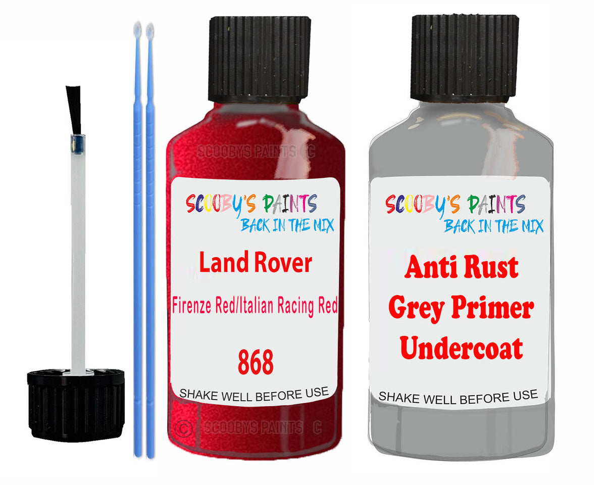 FOR Land Rover Firenze Red/Italian Racing Red Touch Up Paint Code 868 ...
