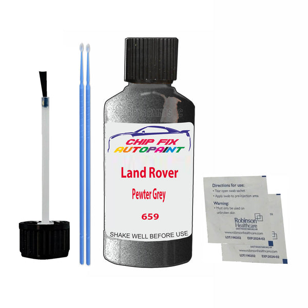 Land Rover Pewter Grey Touch Up Paint Code 659 Scratch Repair Kit