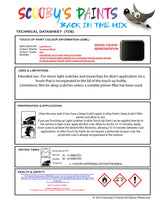 Instructions for use Land Rover Santorini Black Car Paint