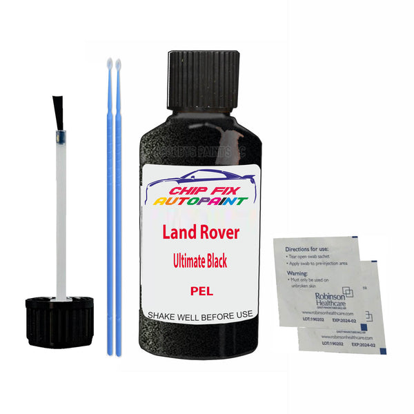 Land Rover Ultimate Black Touch Up Paint Code PEL Scratch Repair Kit