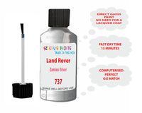 Land Rover Zambesi Silver Paint Code 737