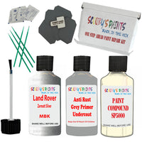 Land Rover Zermatt Silver Car Detailing Paint and polish finishing kit