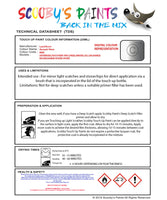 Instructions for use Land Rover Zermatt Silver Car Paint