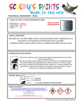 Instructions for use Land Rover Zircon Silver Car Paint